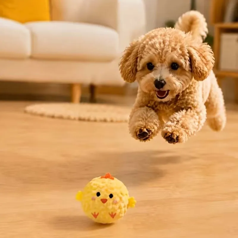 Brinquedo Pet Pintinho que Apita – Mordedor Interativo para Cães