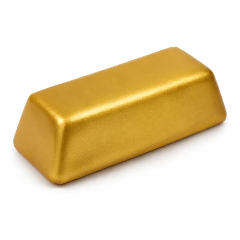 Squishy Barra de Ouro – Toy de Pressão Lenta para Mesa